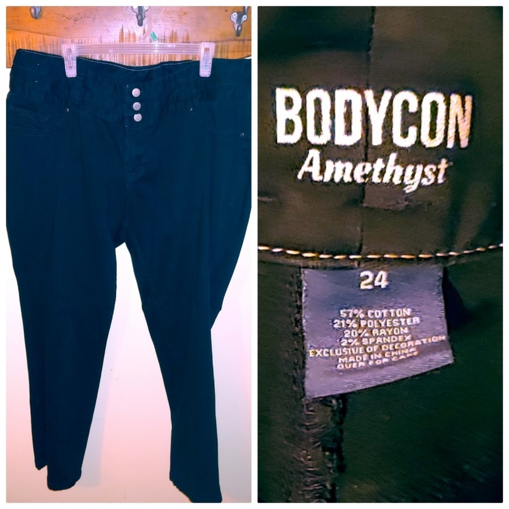 Amethyst plus black jeans